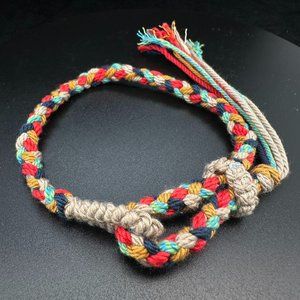 Hand made adjustable bracelet, up to 19cm